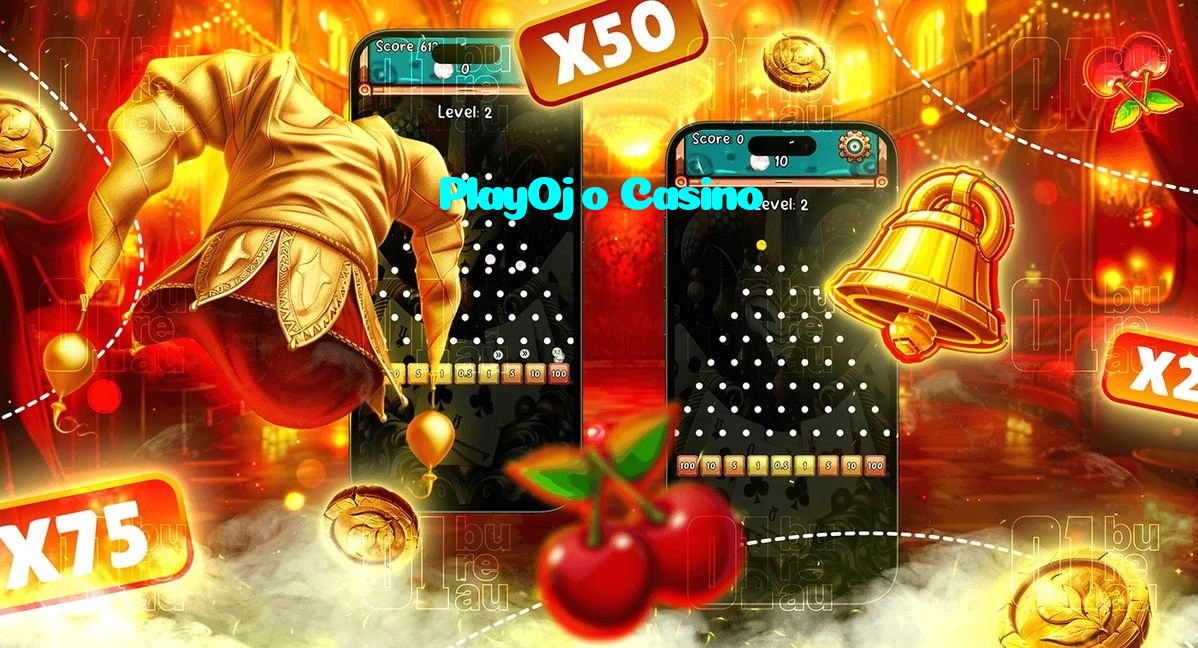 PlayOjo Casino casino presented on mobile device in Pakistan with slots and live games