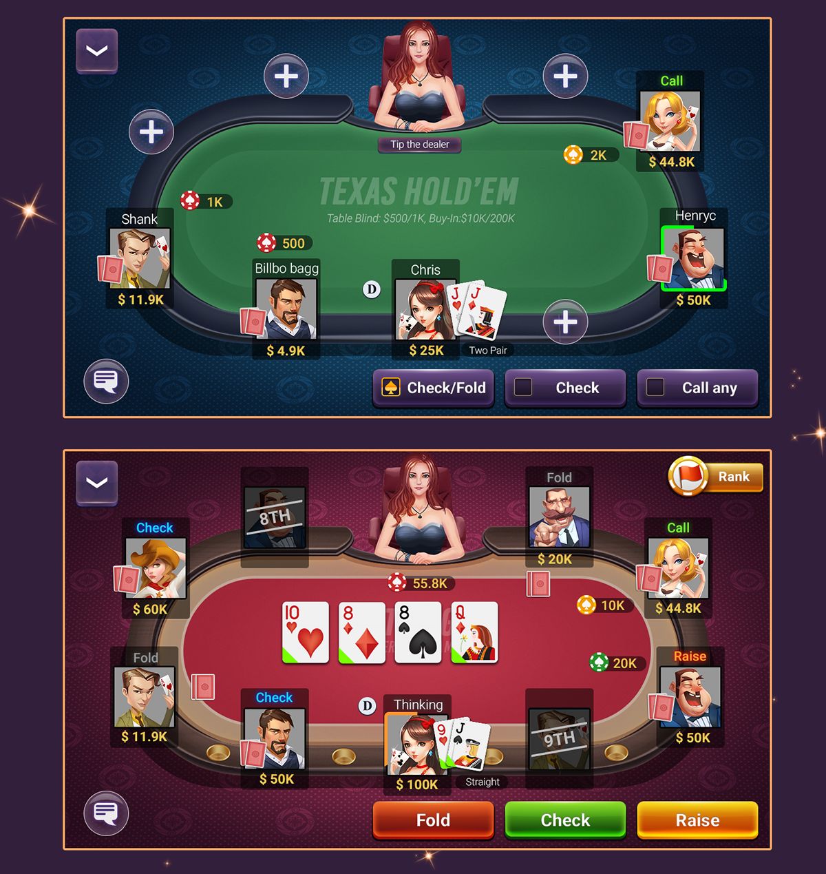 PlayOjo Casino آن لائن کیسینو میں اصل گیمز